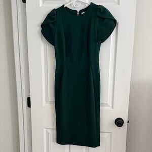 Calvin Klein Forrest Green Elegant Dress